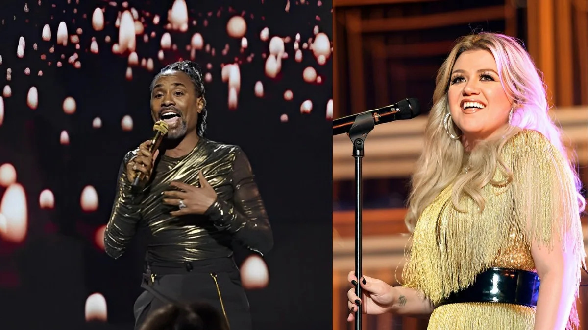 Kelly Clarkson invites Billy Porter to play a duet